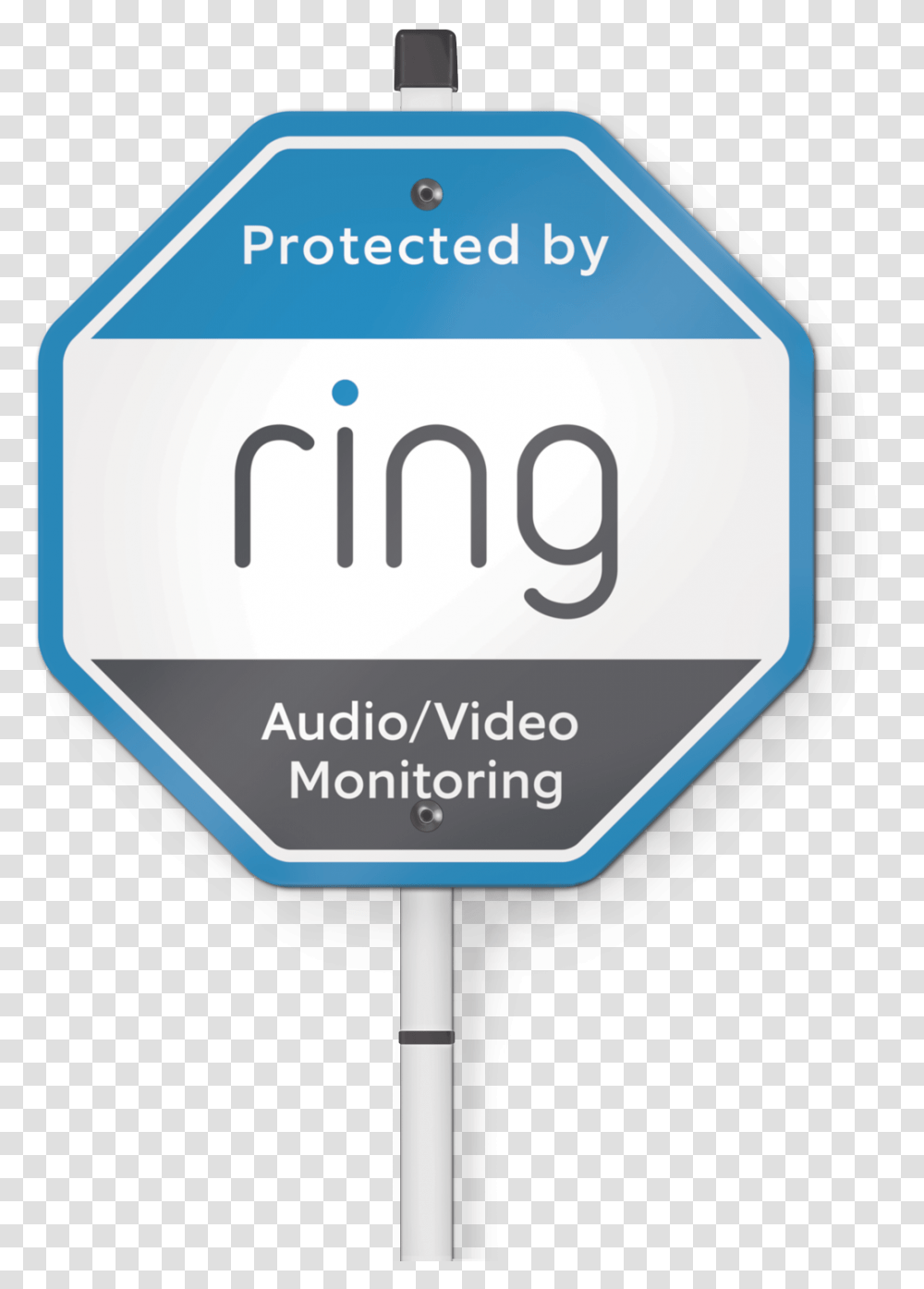 Ring Security Yard Sign, Road Sign, Stopsign Transparent Png