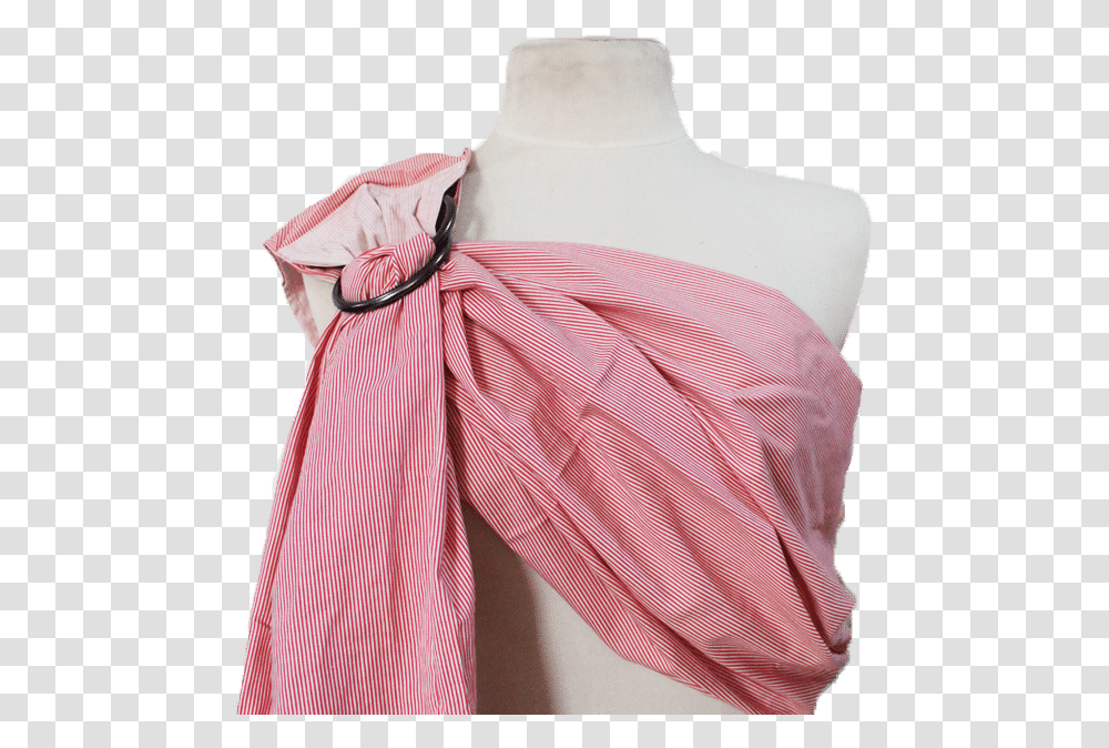 Ring Sling Red Lines Silk, Clothing, Apparel, Robe, Fashion Transparent Png