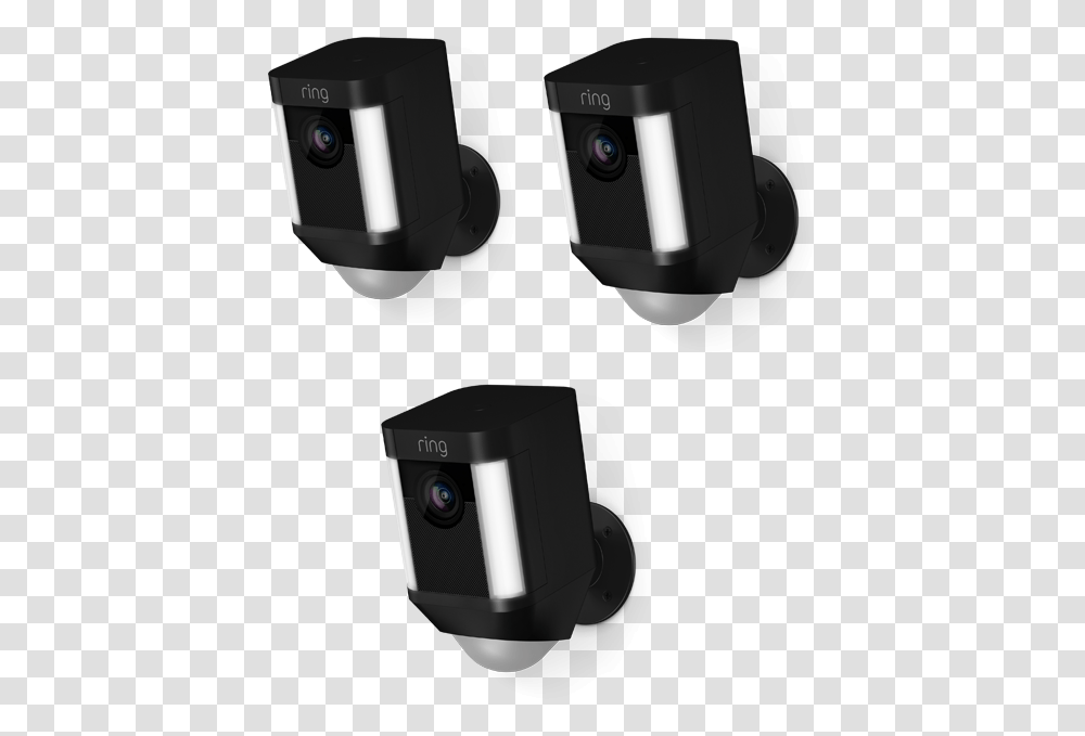 Ring Spotlight Cam Battery, Camera, Electronics, Webcam, Projector Transparent Png