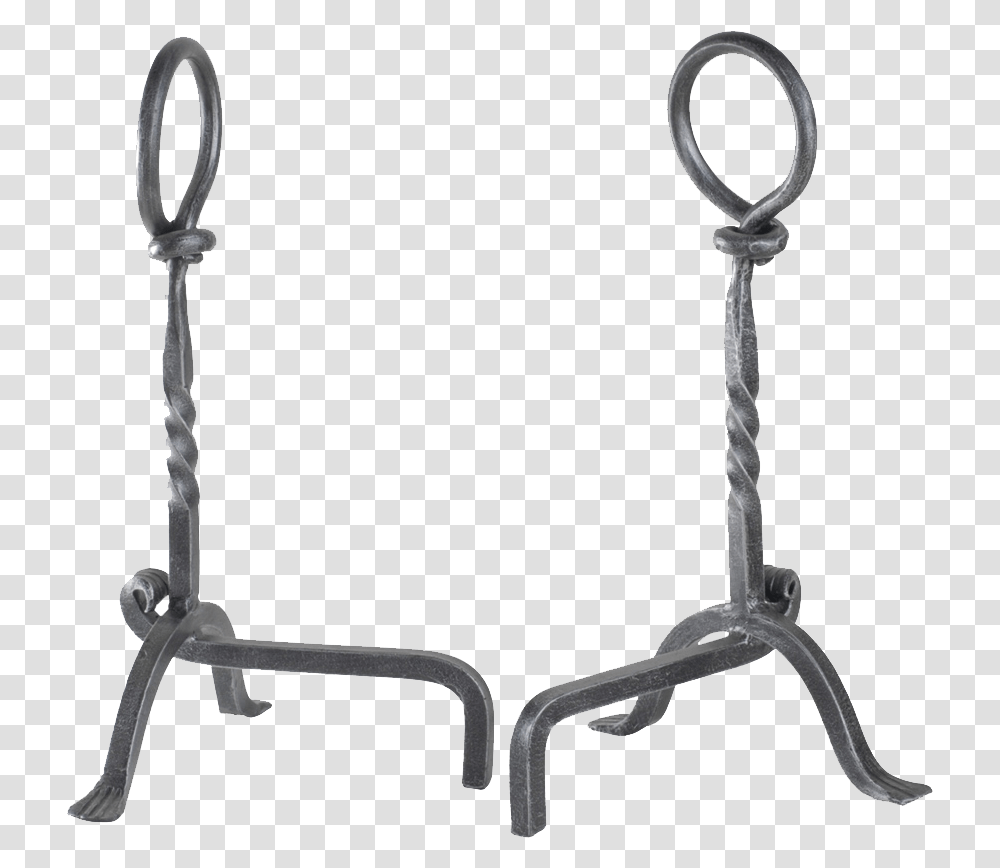 Ring Top Wrought Iron Fire Dog Pair Iron Fire Dog, Bow, Accessories, Accessory, Earring Transparent Png