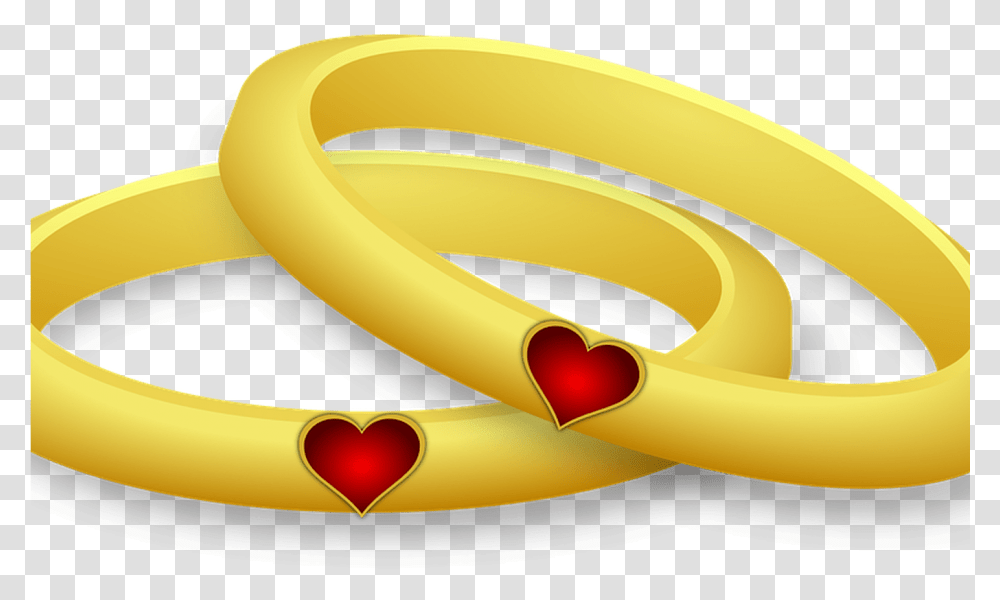 Ring Wedding Heart Free Vector Graphic On Pixabay Wedding Ring, Banana, Fruit, Plant, Food Transparent Png