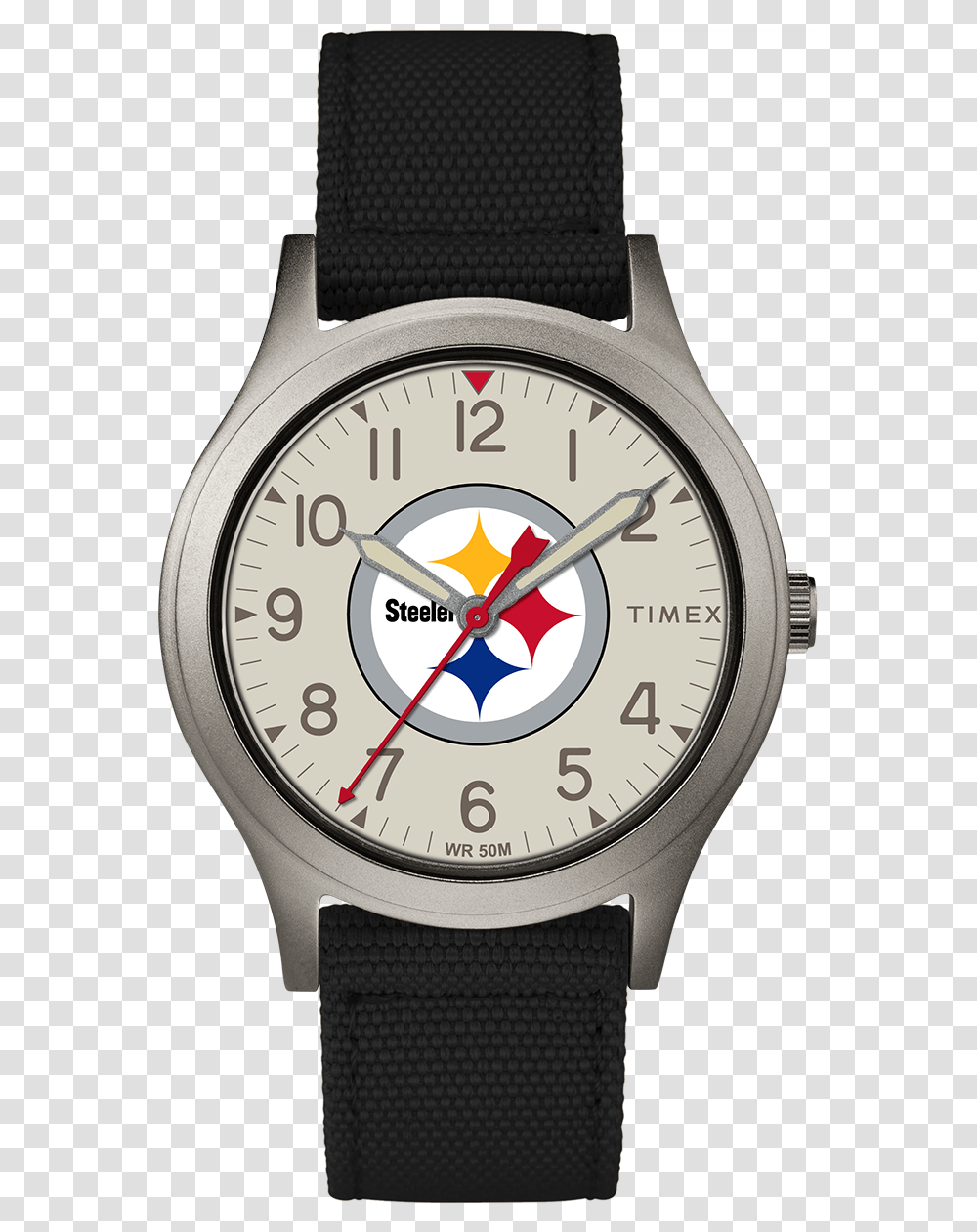 Ringer Pittsburgh Steelers Large Logos And Uniforms Of The Pittsburgh Steelers, Wristwatch, Clock Tower, Architecture, Building Transparent Png