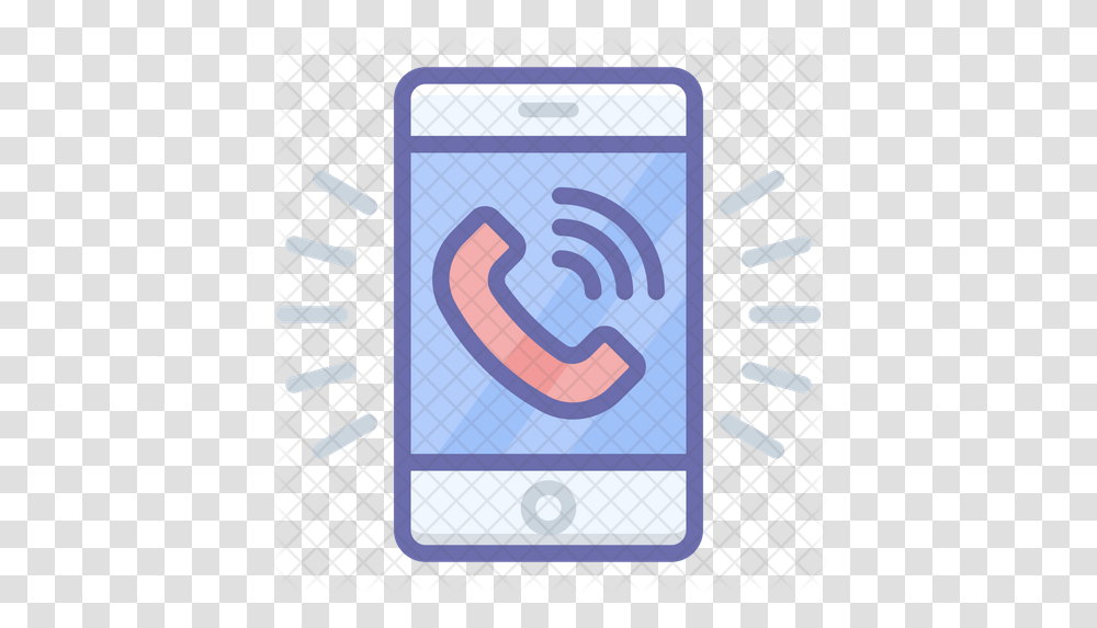 Ringing Cellphone Icon Ringing Cell Phone Icon, Text, Number, Symbol, Alphabet Transparent Png
