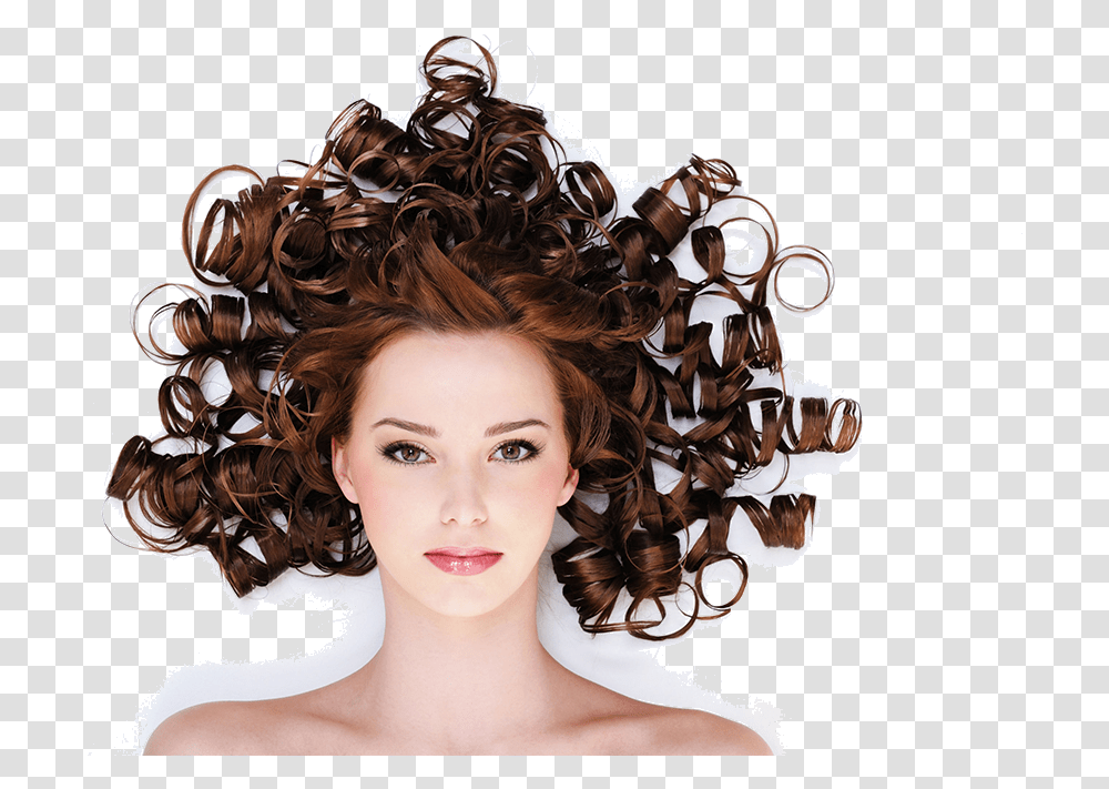 Ringlet Images Free Library Curly Hair Girl Hd, Head, Person, Human, Aluminium Transparent Png