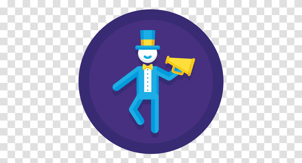 Ringmaster Cartoon, Performer, Juggling, Leisure Activities, Clown Transparent Png