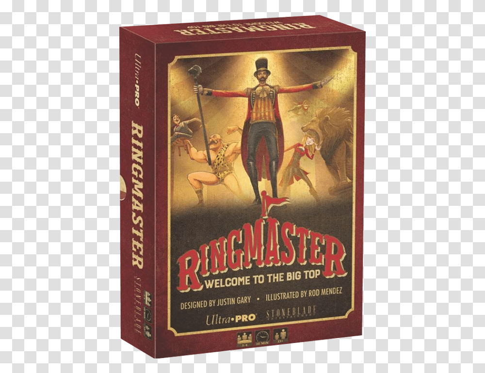 Ringmaster Welcome To The Big Top Board Game, Poster, Advertisement, Person, Human Transparent Png