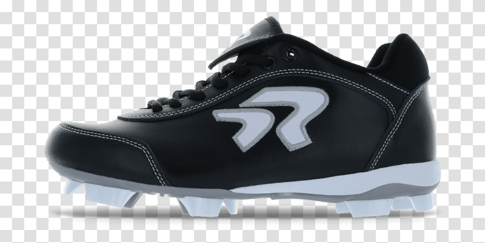 Ringor Softball Cleats White Red And Blue, Shoe, Footwear, Apparel Transparent Png