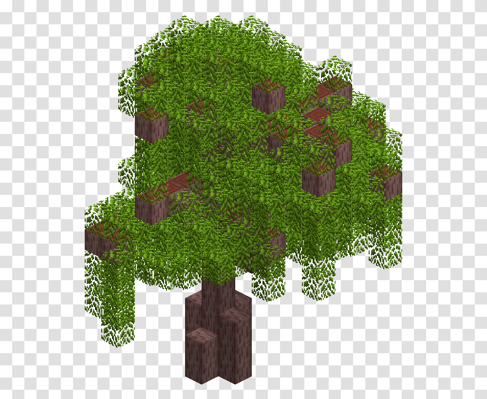Rings Minecraft Mod Wiki Tree Mahogany, Green, Plant, Vegetation, Moss Transparent Png
