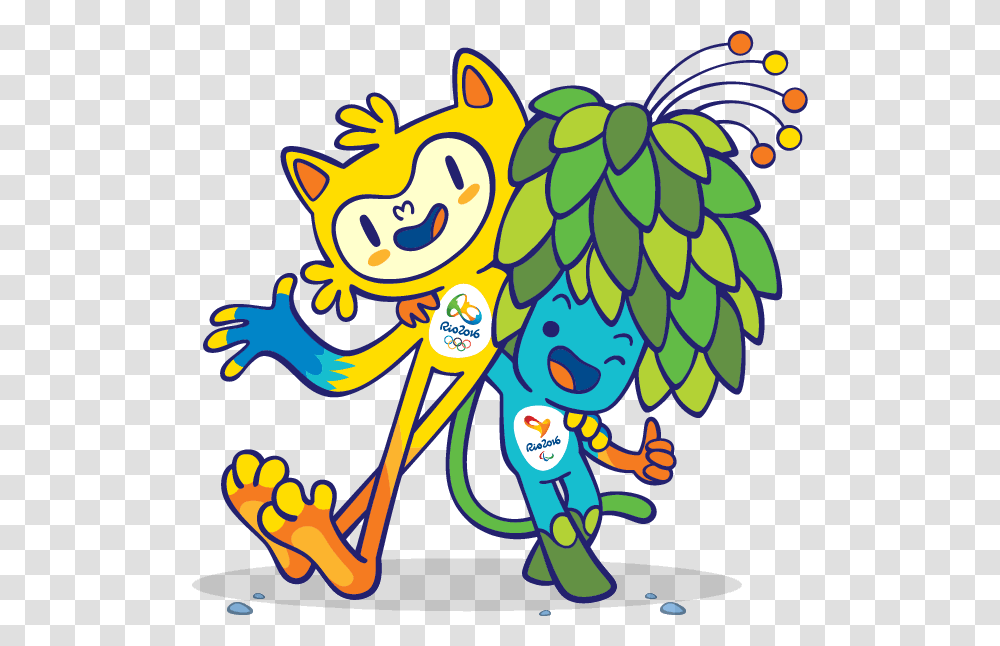 Rio Olympic Mascots, Doodle, Drawing Transparent Png