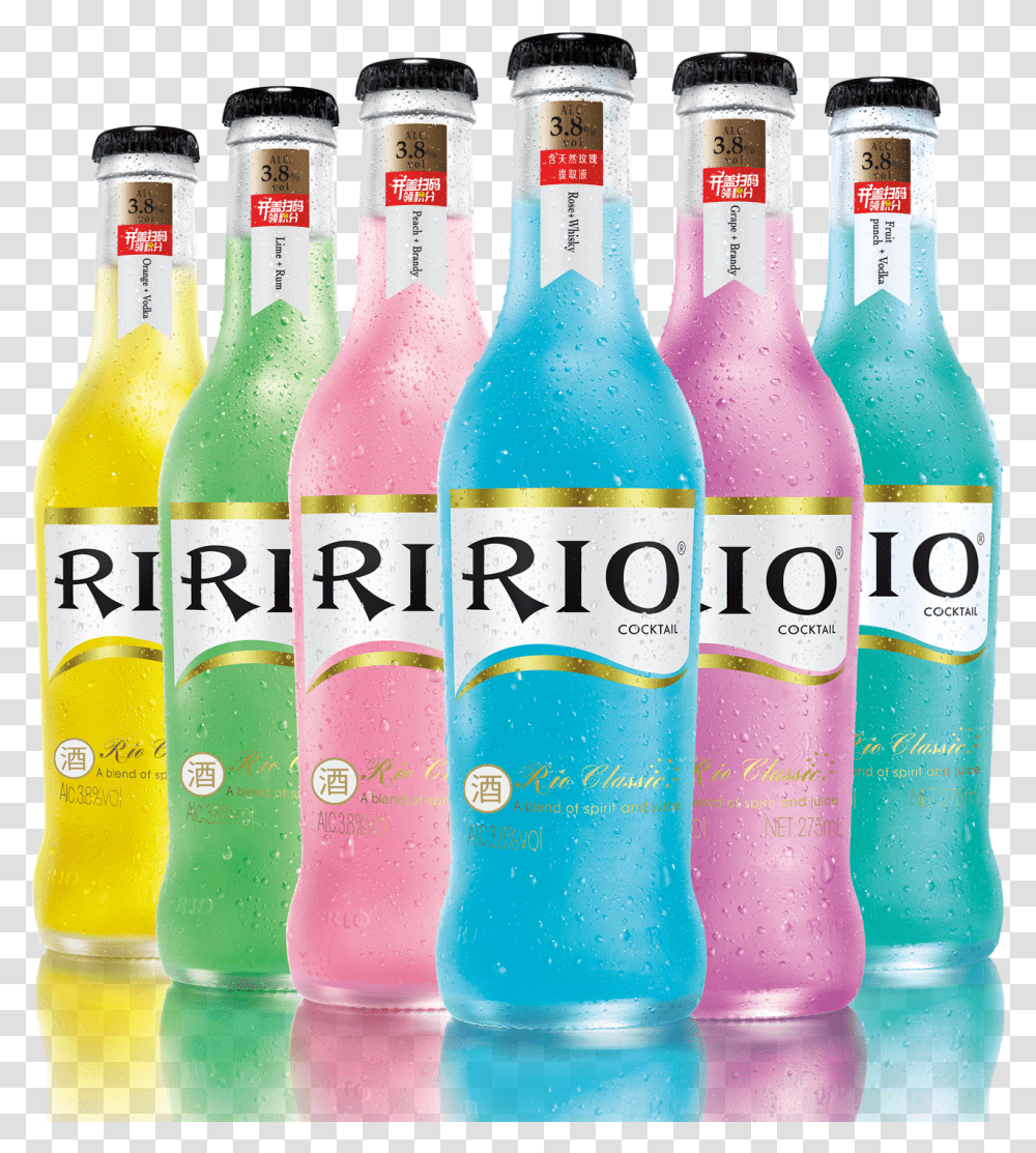 Rio, Soda, Beverage, Drink, Bottle Transparent Png