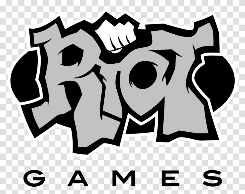 Riot Games Logo Riot Games, Stencil, Text, Alphabet, Graffiti Transparent Png