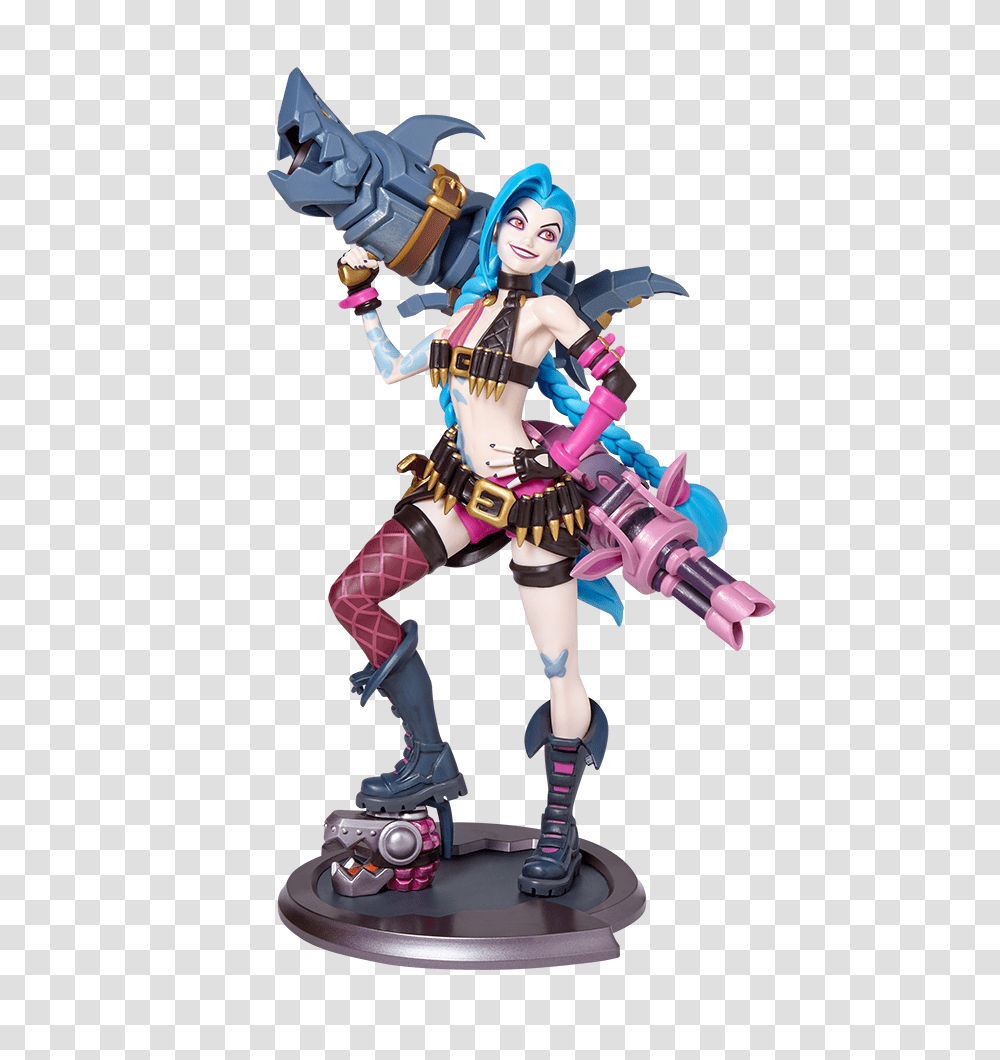 Riot Games Merch Jinx Unlocked Statue, Toy, Person, Human, Costume Transparent Png