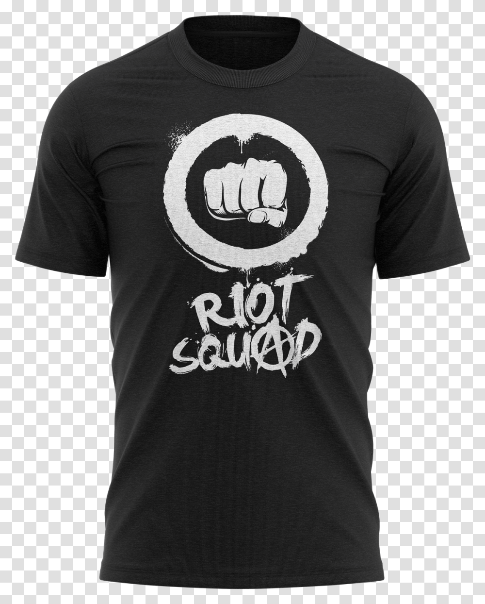 Riot Squad T Shirt, Apparel, Hand, T-Shirt Transparent Png
