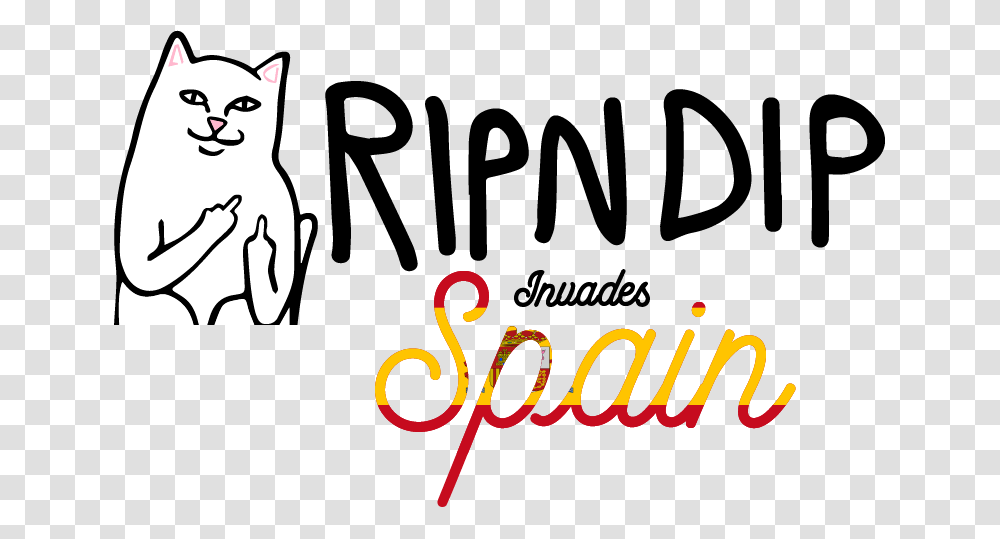 Rip And Dip Logo Domestic Short Haired Cat, Handwriting, Dynamite, Bomb Transparent Png