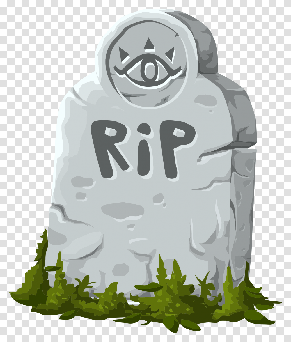 Rip Gravestone Marker Vector Clipart Image Rip Grave, Hoodie, Sweater, Apparel Transparent Png