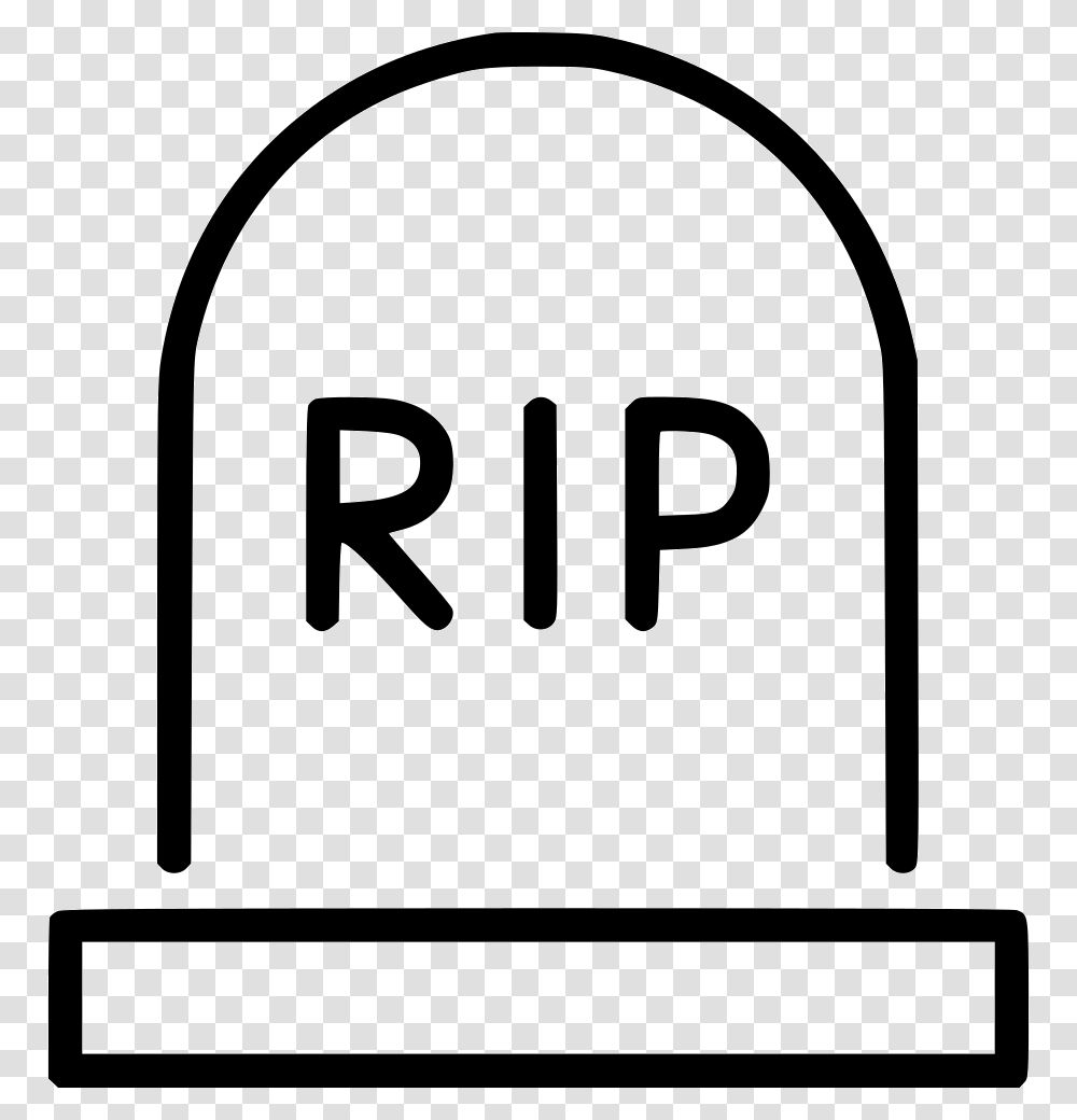 Rip Gravestone Tombstone Rest Icon Free Download, Number, Stencil Transparent Png