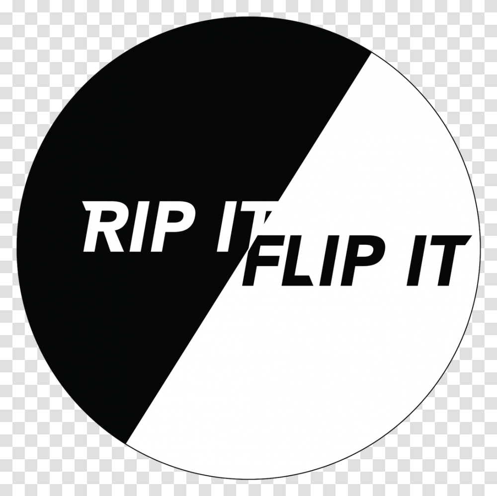 Rip It And Flip It Knob Sticker Circle, Label, Word, Logo Transparent Png