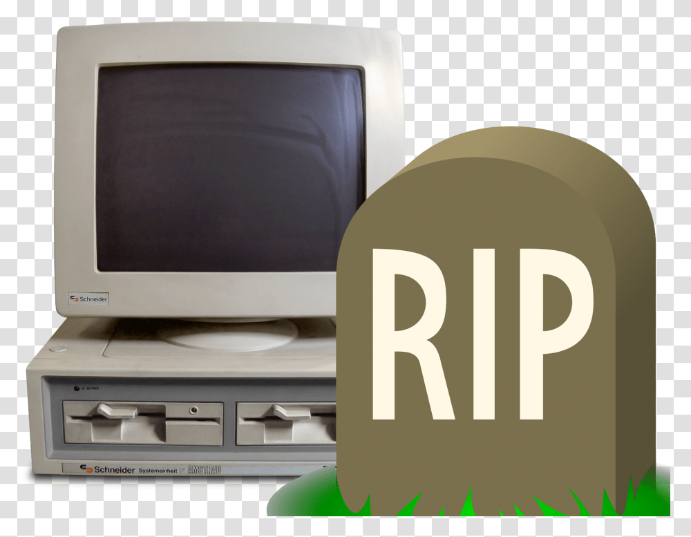 Rip Pc Retro Computer, Monitor, Screen, Electronics, Display Transparent Png