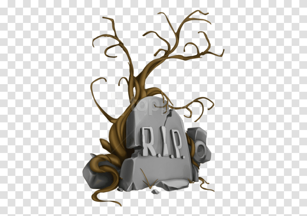 Rip Tombstone Background Tombstone Clipart, Bag, Dessert, Food Transparent Png