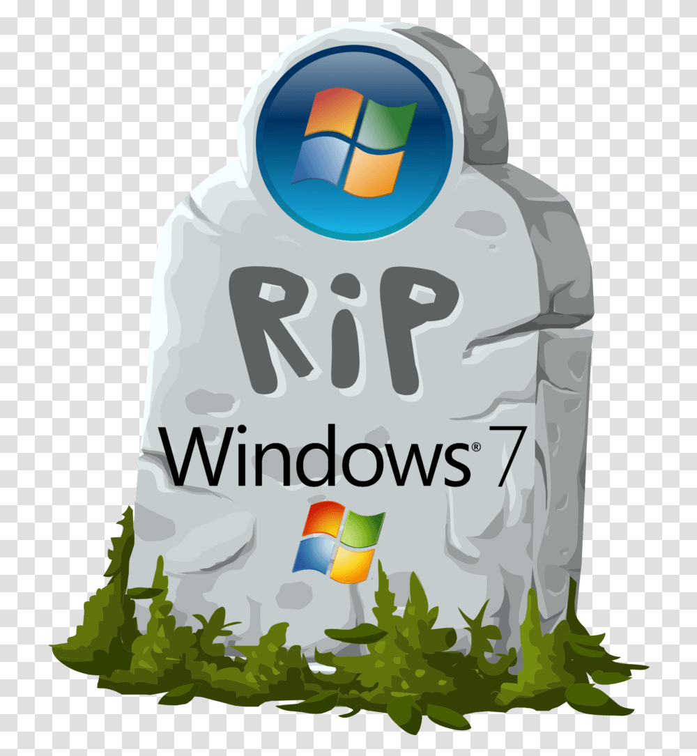 Rip Windows 7 Miss You Windows 7, Bag, Text, Plant, Jar Transparent Png