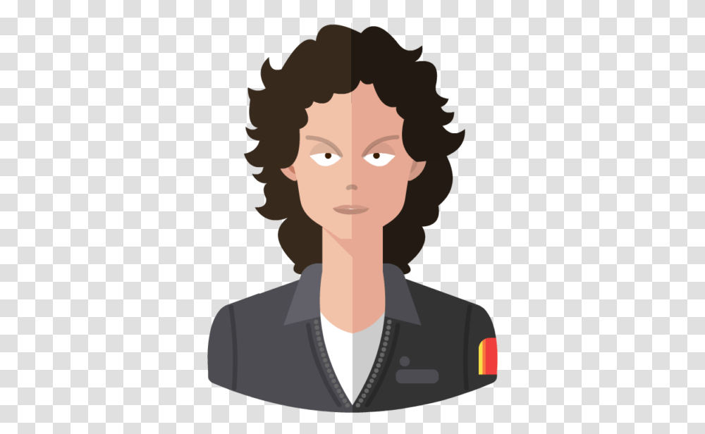 Ripley Flat Icon • Synth Full Stack Developer & Ui Hair Design, Face, Person, Human, Neck Transparent Png
