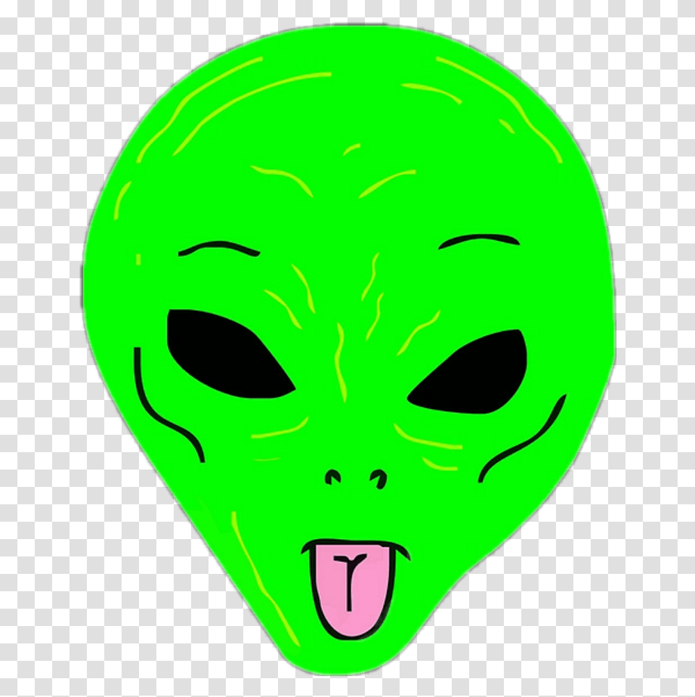 Ripndip Alien Logo Rip And Dip Alien, Green, Mask Transparent Png