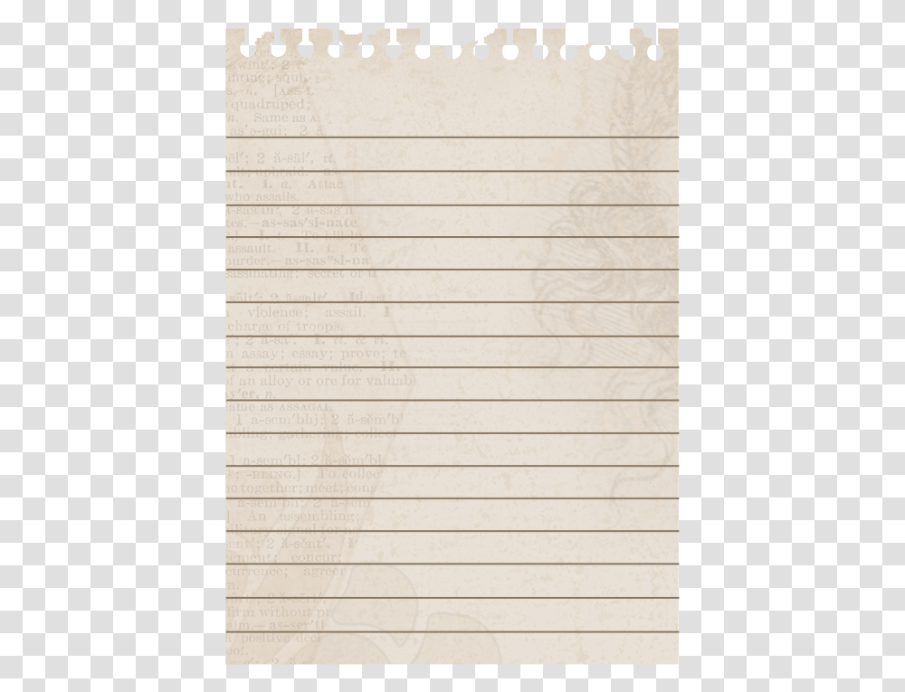 Ripped Notebook Paper Handwriting, Page, Rug Transparent Png