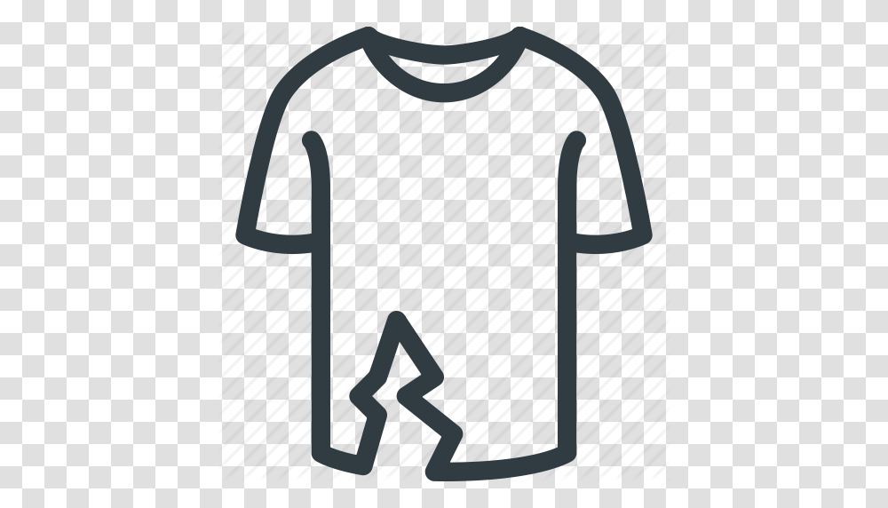 Ripped Tshirt Icon, Apparel, Sleeve, Long Sleeve Transparent Png
