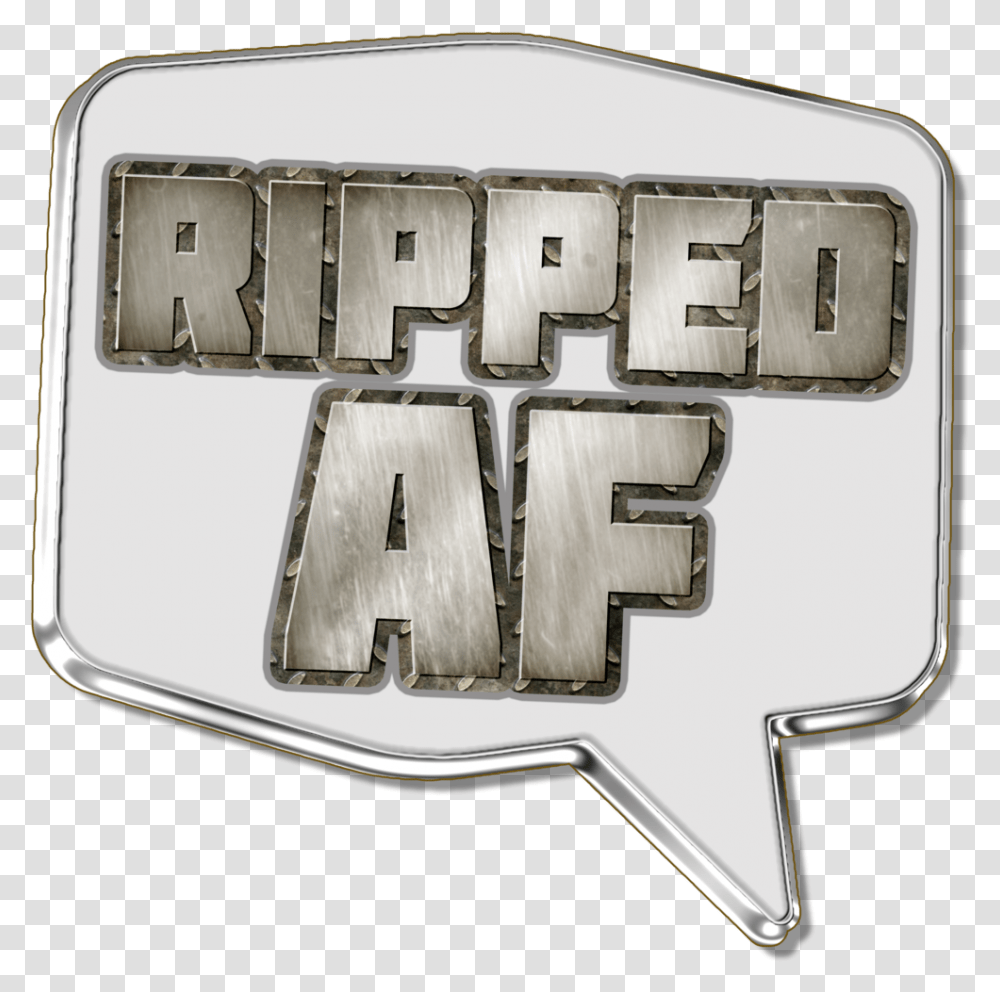 Rippedsmart Af Silver, Buckle, Logo, Trademark Transparent Png