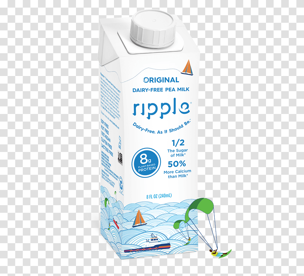 Ripple Foods, Beverage, Drink, Bottle, Milk Transparent Png