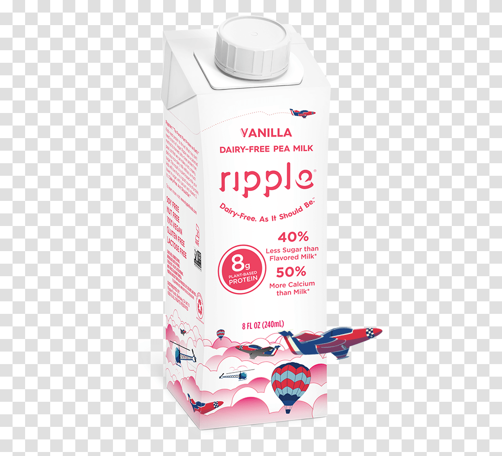 Ripple Foods, Beverage, Drink, Milk, Flyer Transparent Png