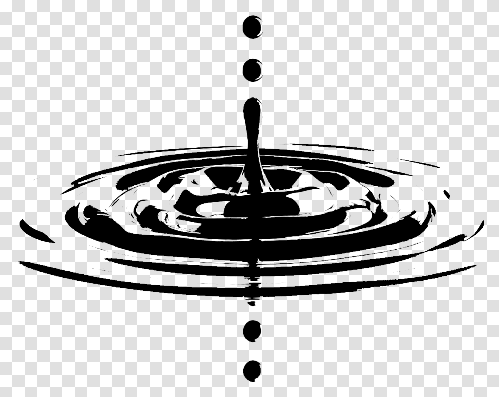 Ripple Silhouette Black Water Ripple, Gray, World Of Warcraft Transparent Png