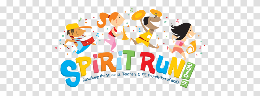 Risd Spirit Run November 13th Children Running, Paper, Confetti, Text, Graphics Transparent Png
