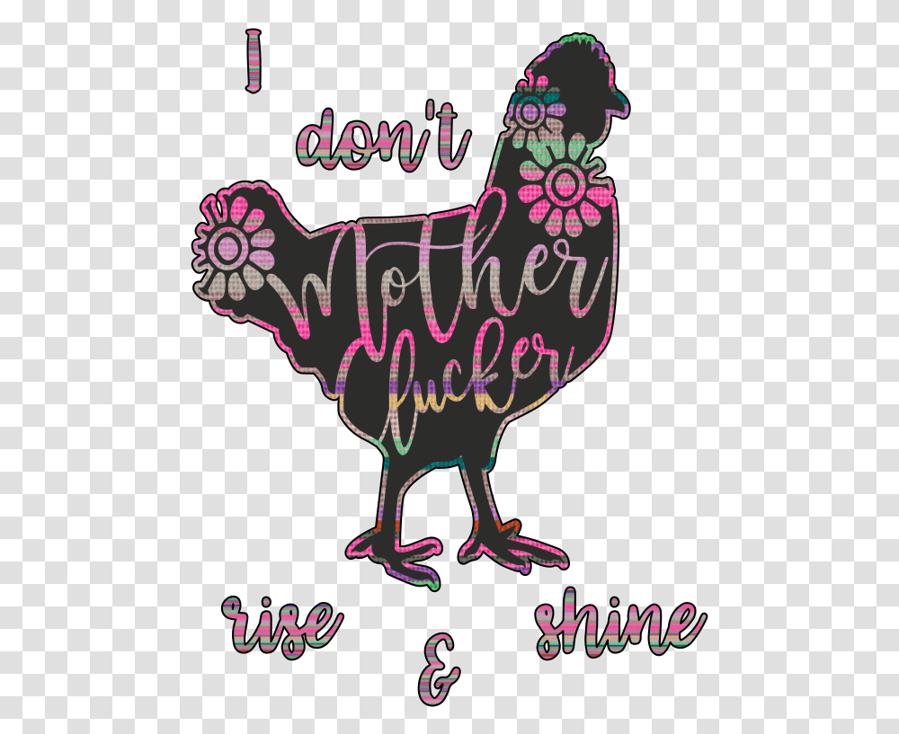 Rise And Shine Mother Cluckers Svg Free, Animal, Bird, Poster Transparent Png