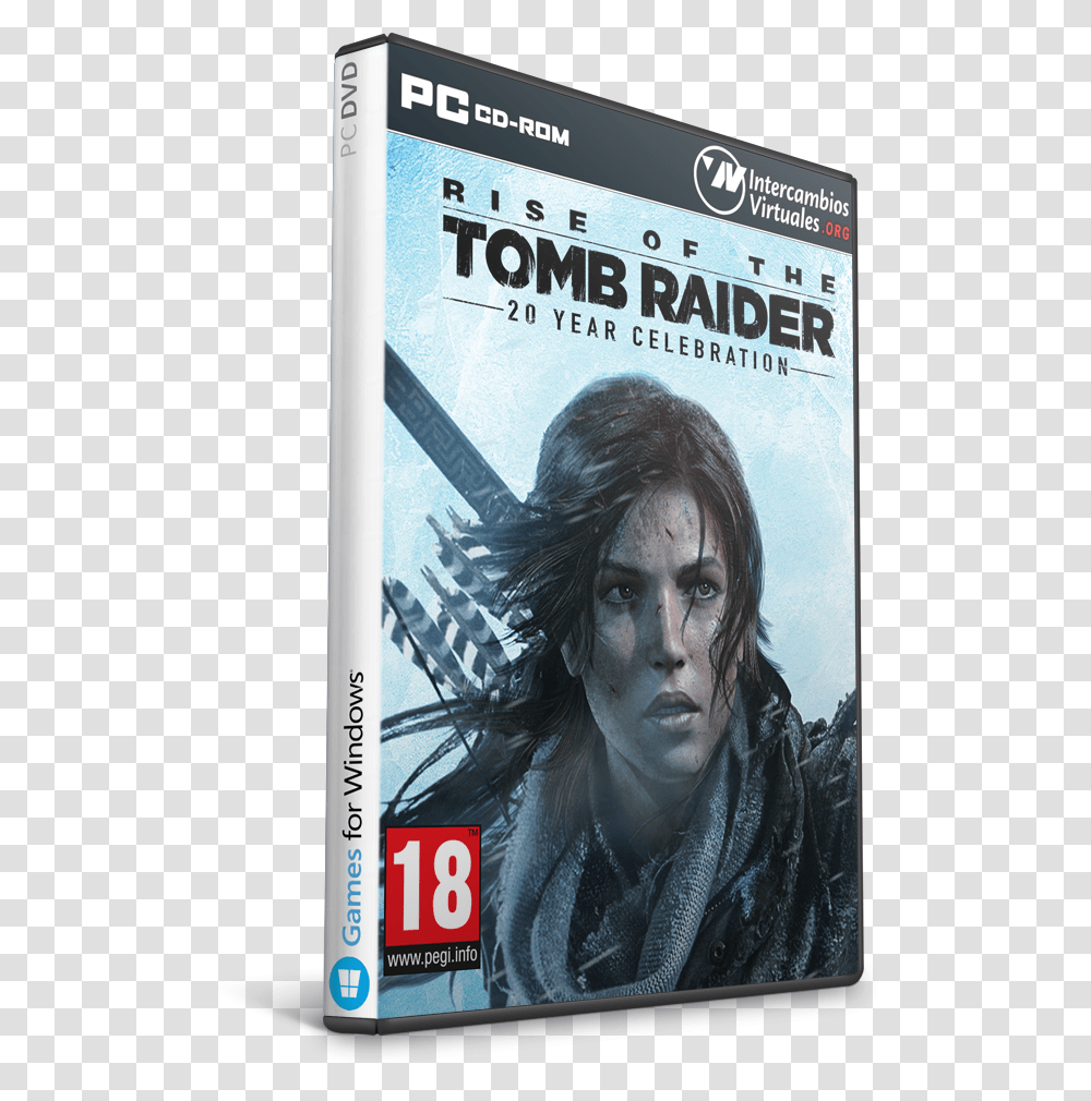Rise Of The Tomb Raider 20 Years Celebration Dinosaurs Games Ps3 Carnivores, Person, Human, Book, Novel Transparent Png