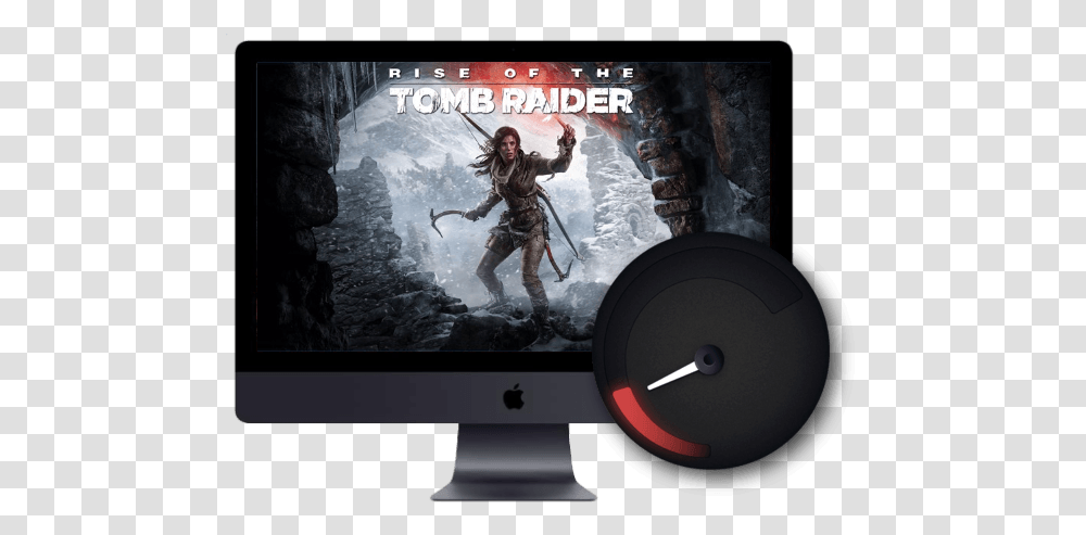 Rise Of The Tomb Raider Mac Review, Person, Monitor, Screen, Electronics Transparent Png