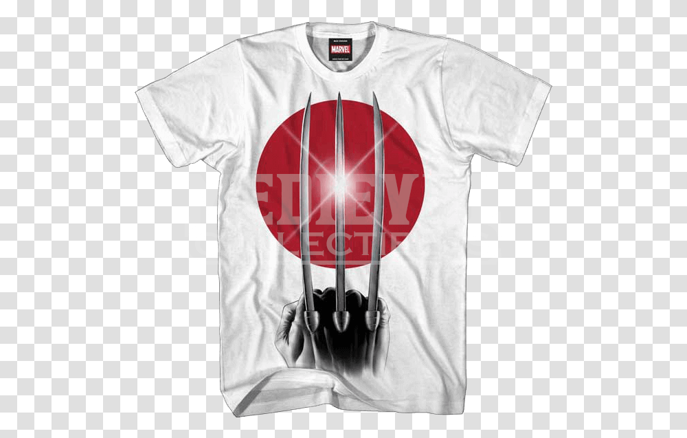 Rising Claws Wolverine T Shirt T Shirt, Apparel, T-Shirt, Person Transparent Png