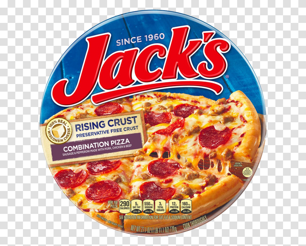 Rising Smoke Jack's Rising Crust Frozen Mexican Pizza, Food, Meal, Dish, Sweets Transparent Png