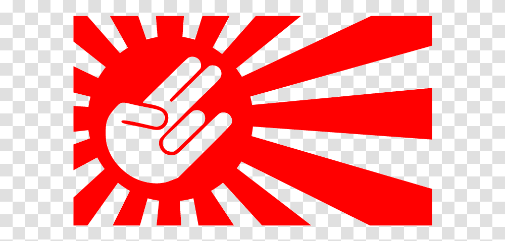 Rising Sun Flag Background, Hand Transparent Png