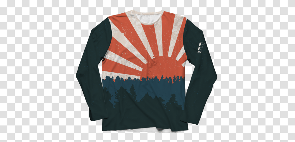 Rising Sun Long SleeveData High Res Cdn Sweater, Apparel, Sweatshirt, Jersey Transparent Png