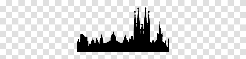 Risultati Immagini Per Barcelona Skyline Silhouette Arquitectura, Gray, World Of Warcraft Transparent Png