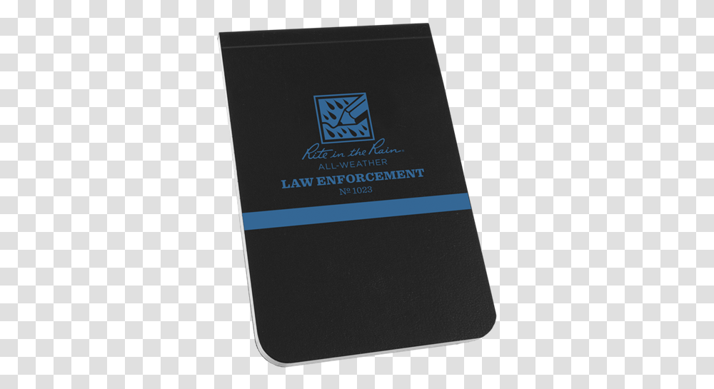 Rite In The Rain Thin Blue Line Notebook Rite In The Rain 1023 Law Enforcement Notebook, Text, Bottle, Laptop, Pc Transparent Png