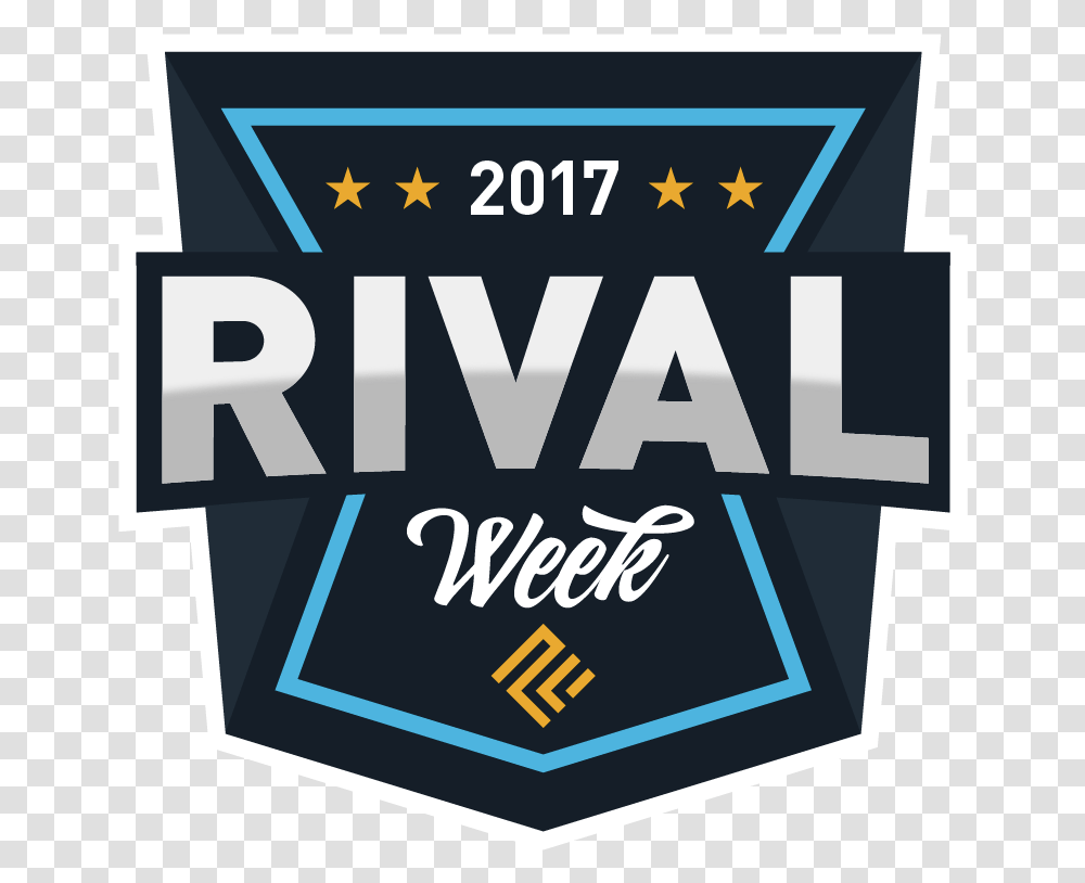 Rival Week 1 Logo, Label, Poster, Advertisement Transparent Png