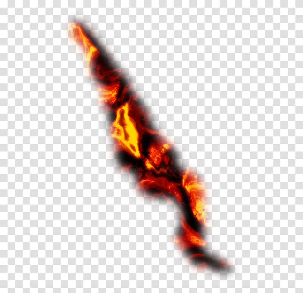 River Flame, Mountain, Outdoors, Nature, Lava Transparent Png