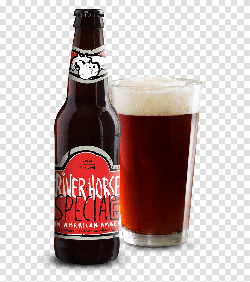 River Horse Special Ale Amber River Horse Brewing, Beer, Alcohol, Beverage, Drink Transparent Png