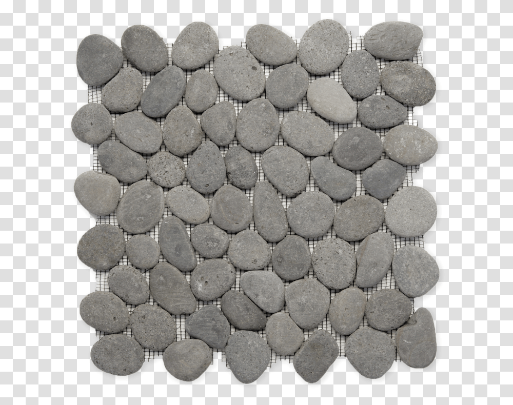 River Rock River Gray Solistone River Rock 12 In. X 12 In. X Natural Stone, Pebble, Rug Transparent Png