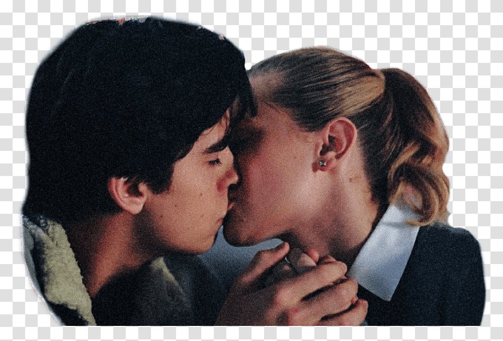 Riverdale Betty Cooper And Bughead Image Riverdale Jughead Et Betty Kiss, Person, Human, Make Out, Hair Transparent Png