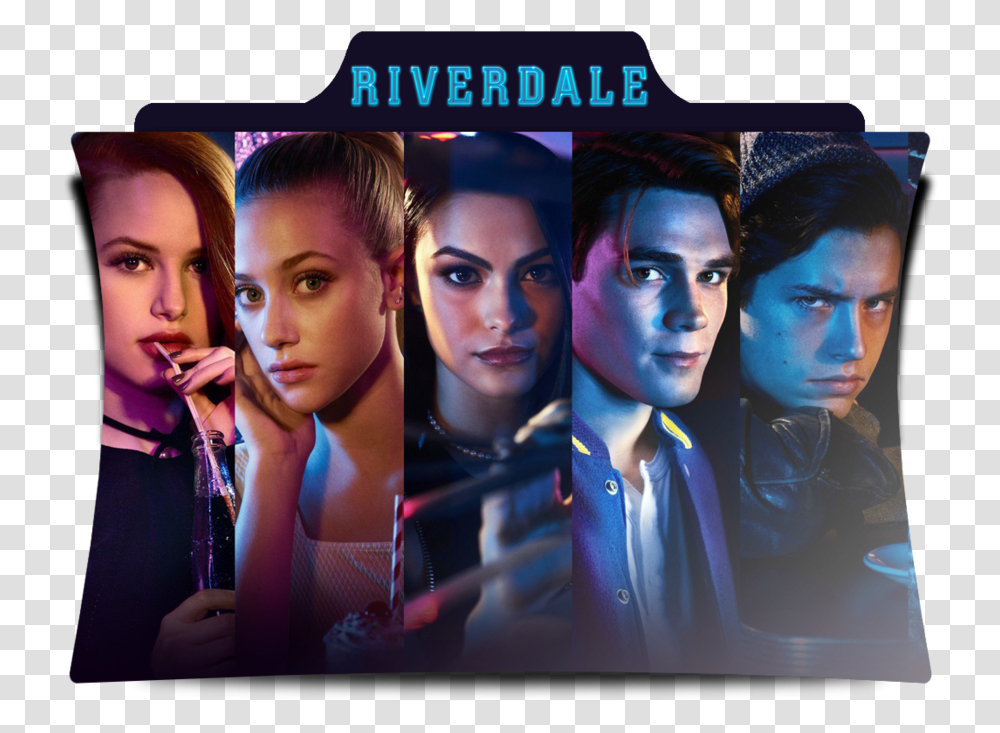 Riverdale Cast Aesthetic Sticker Tumblr Cherylblossom Srie Riverdale, Person, Human, Poster, Advertisement Transparent Png