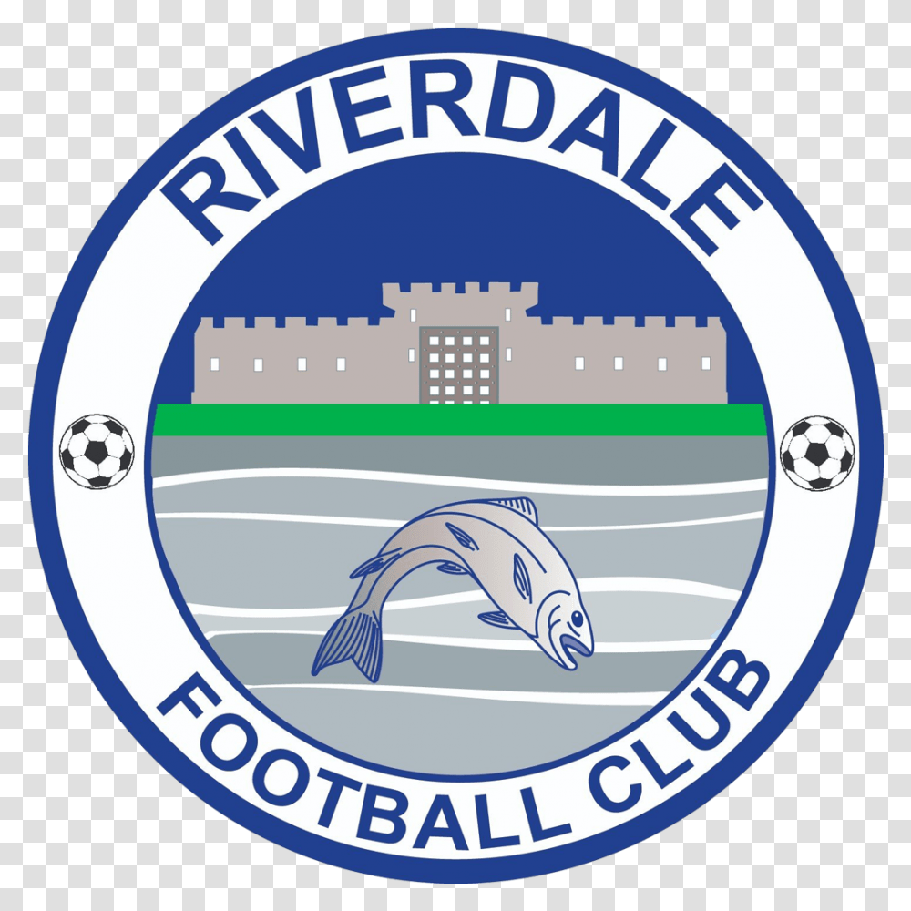 Riverdale Football Club Days Gone Past Fish, Label, Text, Logo, Symbol Transparent Png