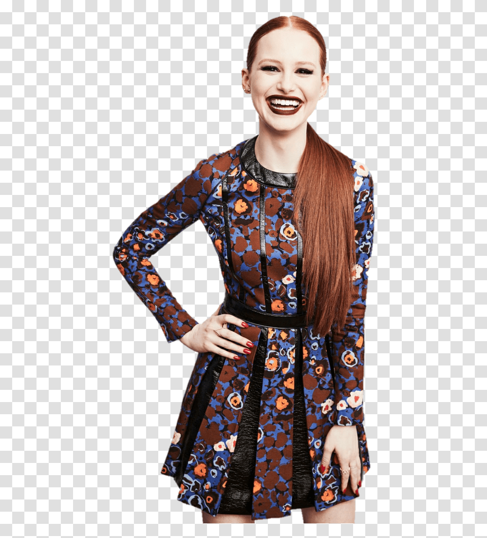 Riverdale Madelaine Petsch And Cheryl Blossom Image Rose Gold Jewelry On Redheads, Person, Female, Dress Transparent Png
